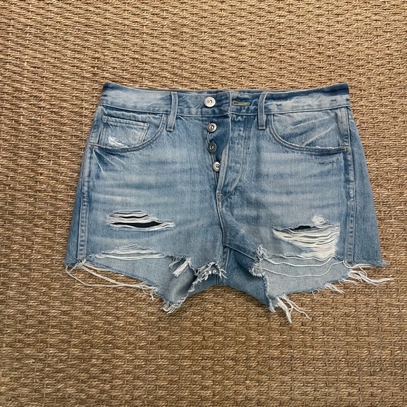 Cut off Jean shorts, size 24 (runs bigger), High end US brand 3 X 1 - Picture 2 of 2